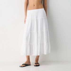 Aritzia Wilfred Damasque white skirt